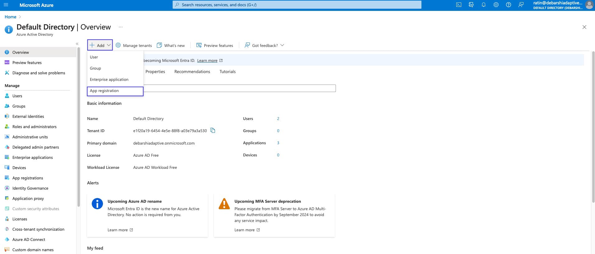 Documentation | Azure Active Directory - Adaptive Docs