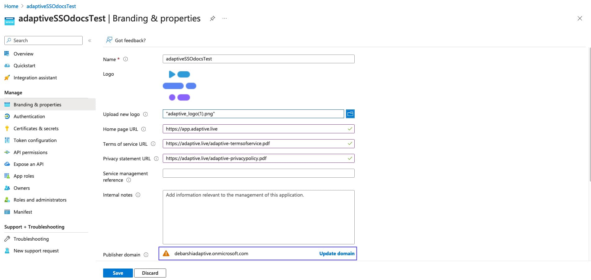 Documentation | Azure Active Directory - Adaptive Docs